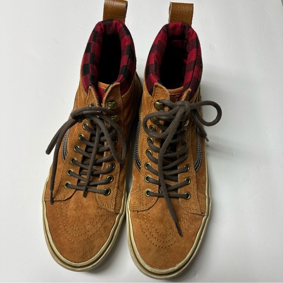 Vans High Top Ginham shoes size M9.0 W10.5 - Picture 5 of 12